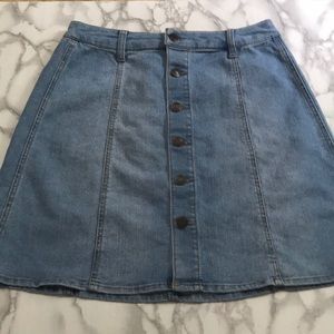 90’s Inspired Denim Mini Skirt